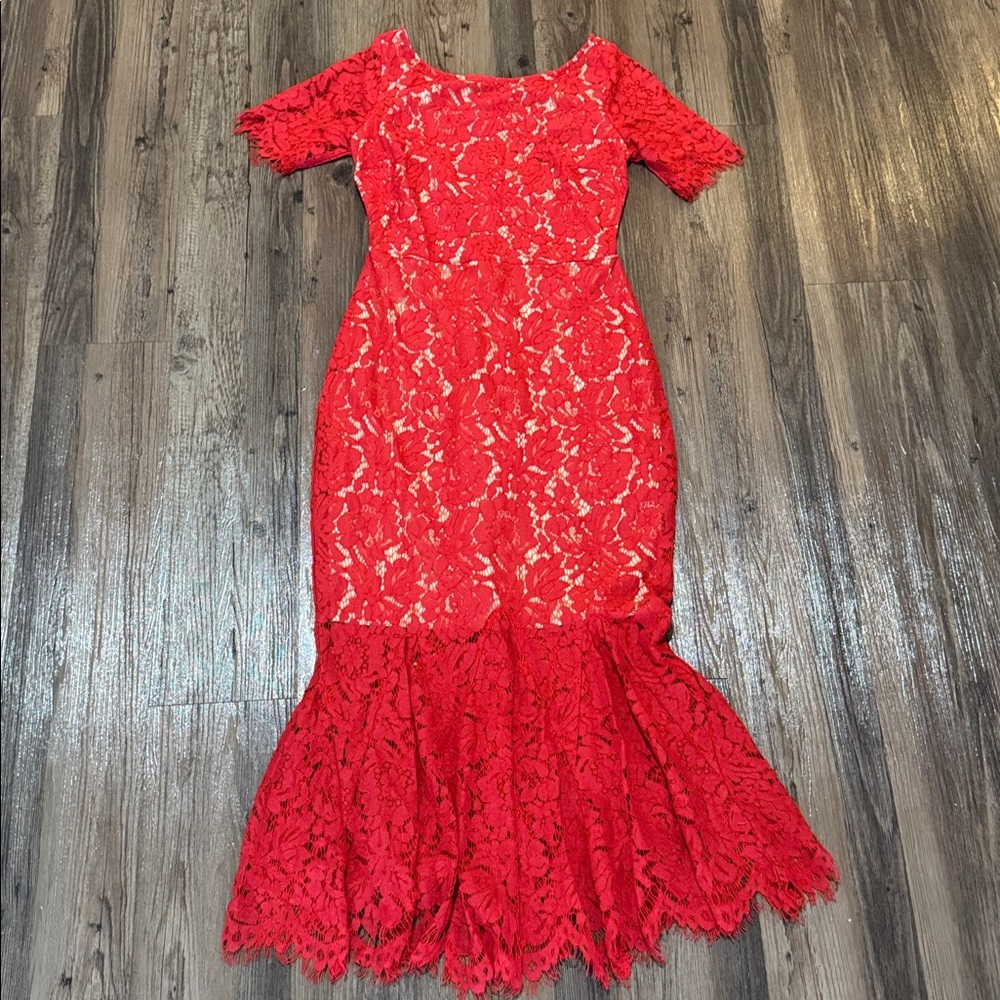 Lace Evening Dress
